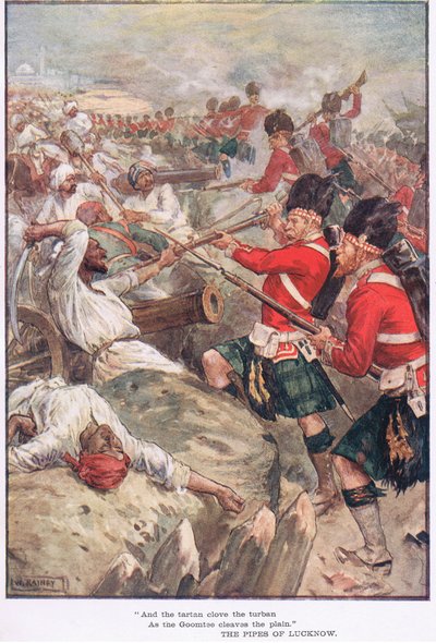 And the tartan clove the turban by William Rainey